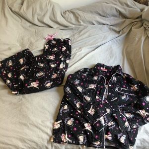 betty bop matching pajama set